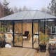 Växthus Metalcraft 13 kvm Rektangulär