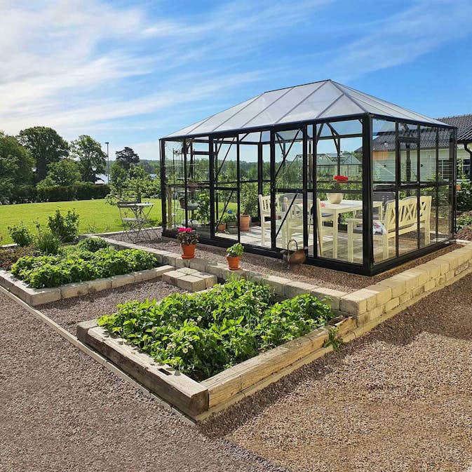 Växthus Metalcraft 13 kvm Rektangulär