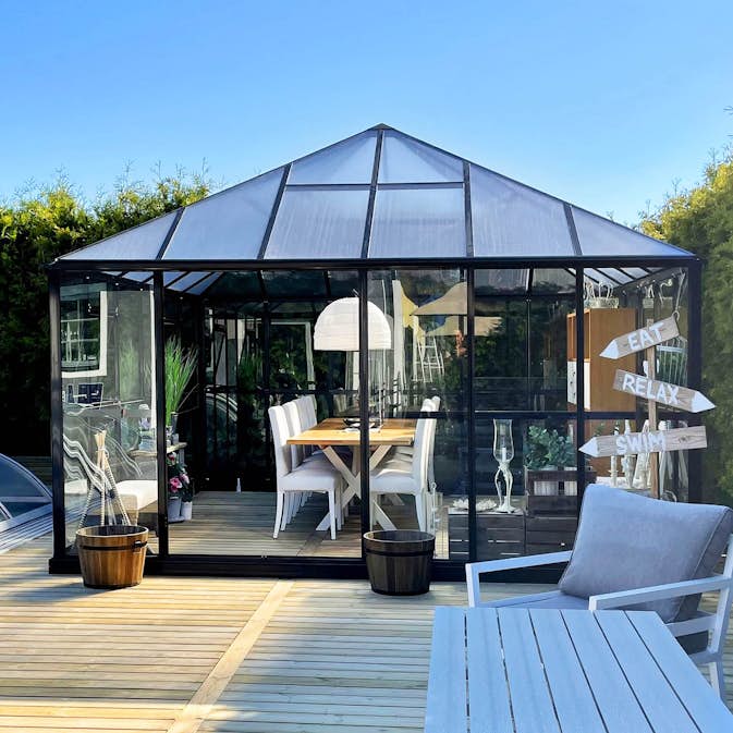 Växthus Metalcraft Gazebo 19 kvm