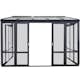 Uterum Metalcraft 10,7m² Säkerhetsglas Svart
