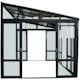 Uterum Metalcraft 10,7m² Säkerhetsglas Svart