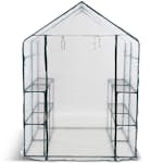 Plastväxthus Metalcraft 8 hyllor Transparent
