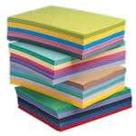 Tonpapper ABA Skol A4 Pastellfärg 5x100Ark