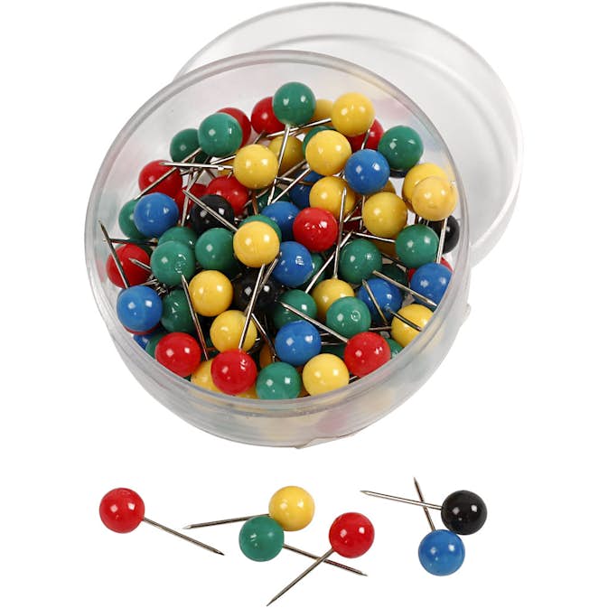 Kartnålar Creativ Company 17x6 mm 100 Mix/1 Förp