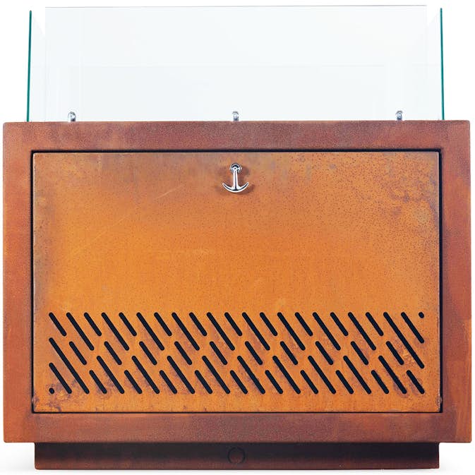 Eldstad Lyfco Vilhelmina Cortenstål