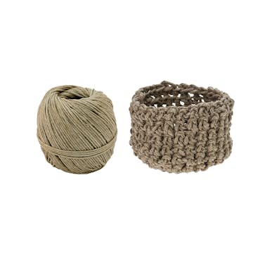 Hampgarn ABA Skol 3 mm 44256 500 g