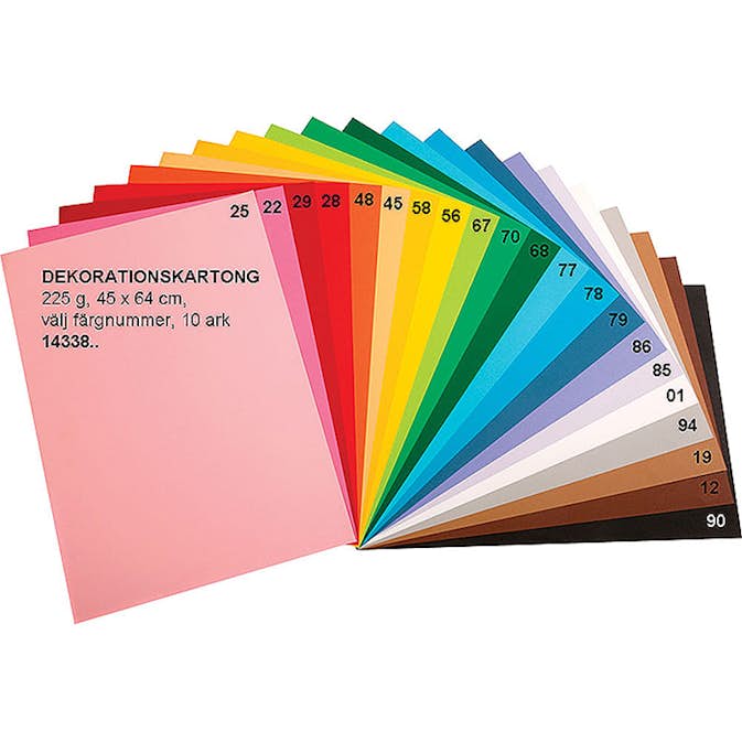 Hobbykartong ABA Skol 10 Ark 225 g