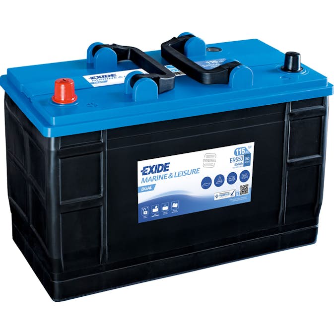 Batteri Exide Dual ER550 115 Ah