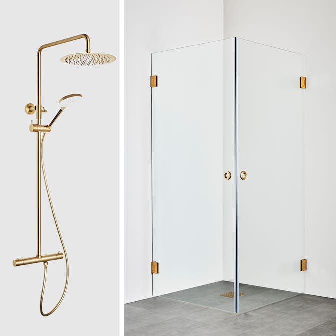 Duschpaket Hafa Duschhörn Infinity med Takduschset Fine