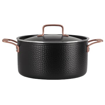 Gryta Pepper med Lock 24 cm Svart