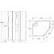 Duschkabin Contura Shower Showerama Classic Pentagonal