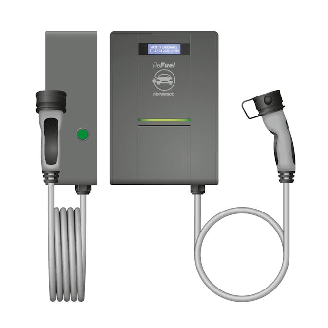 Laddbox Norwesco ReFuel RFID+EM T2 1-fas