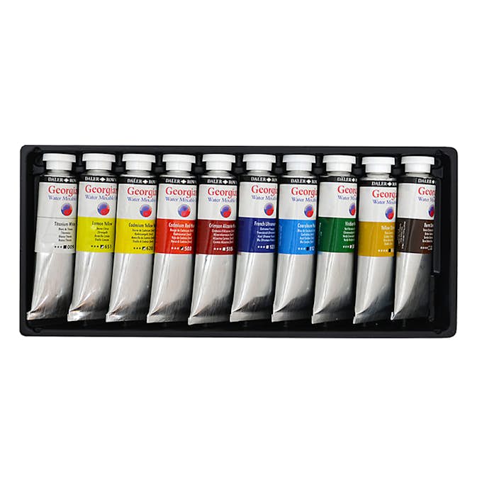 Oljefärg ABA Skol Georgian 10 Färger x37 ml