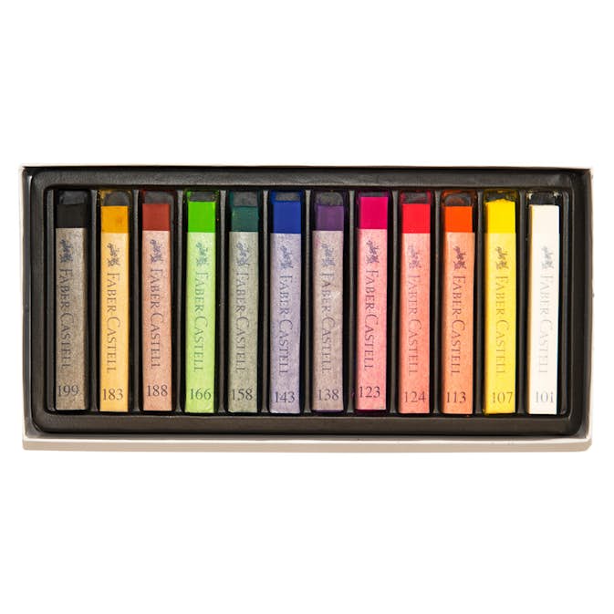 Softpastellkritor Faber-Castell 12 Färger