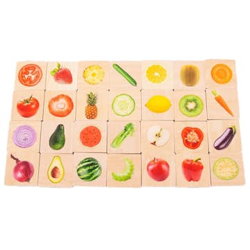 Spel ABA Skol Memo Frukter Frukter Grönsaker