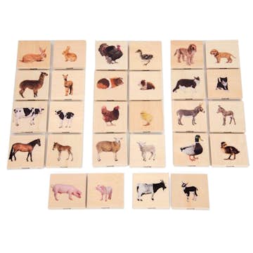 Spel ABA Skol Memo Bondgårdsdjur