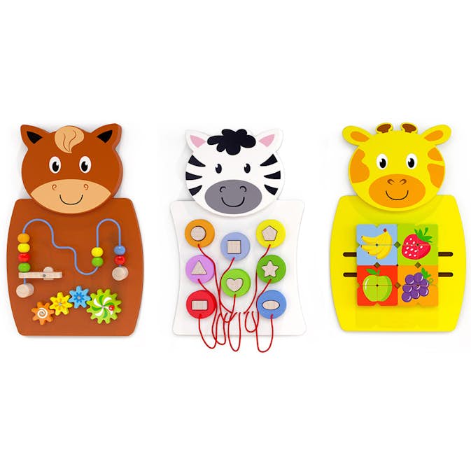 Väggaktivitet ABA Skol 3 Olika Djur