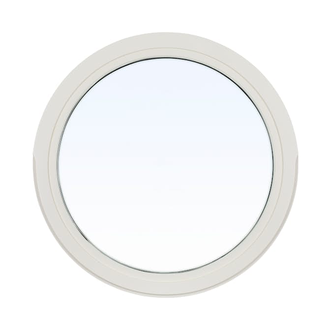 Runt Fast Fönster Svenska Fönster Aluminiumbeklätt Trä 3-Glas Lagerförd