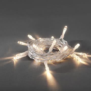Ljusslinga Gnosjö Konstsmide med Transparent kabel LED