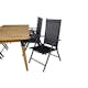 Matgrupp Venture Home Julian Matgrupp Utomhus 210cm med 6 Break Positionsstolar
