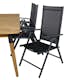 Matgrupp Venture Home Julian Matgrupp Utomhus 210cm med 6 Break Positionsstolar