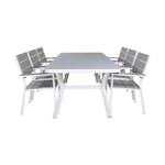 Matgrupp Venture Home Virya Matgrupp Utomhus 200cm med 6 Levels Stapelbara Matstolar