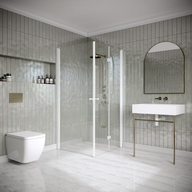 Duschhörn Hietakari Classic 149 Vändbar Dörr och Vikbar Dörr