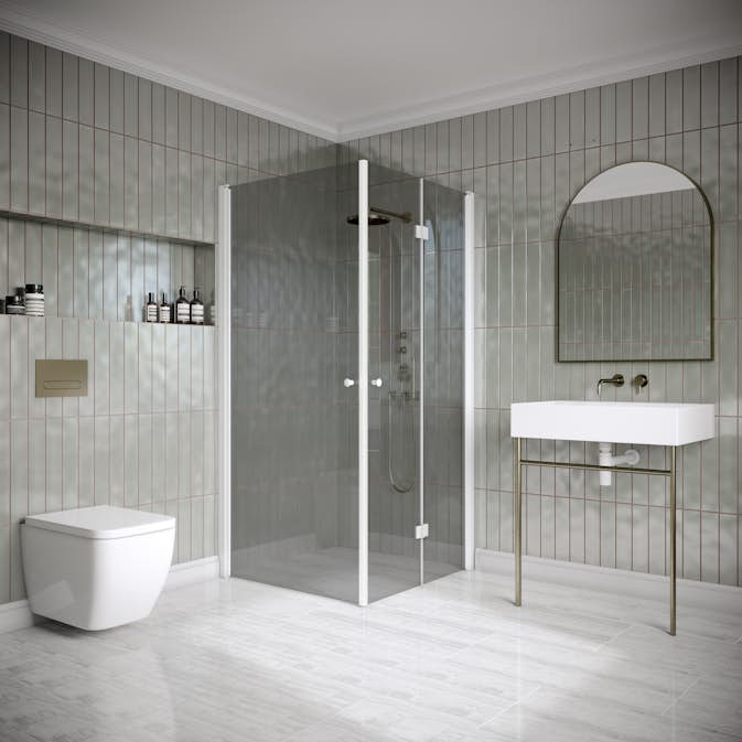 Duschhörn Hietakari Classic 149 Vändbar Dörr och Vikbar Dörr