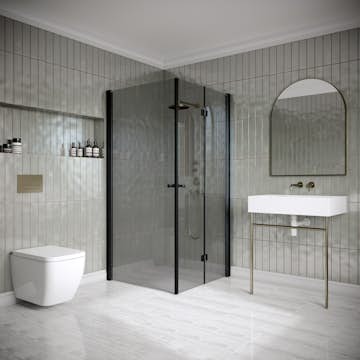 Duschhörn Hietakari Classic 149 Vändbar Dörr och Vikbar Dörr