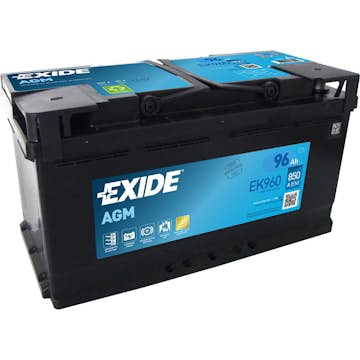Batteri Exide Start-Stop AGM EK960 96 Ah