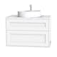 Tvättställsskåp Miller Badrum Kensington 100 med Lådor Vägghängd för Bänkskiva