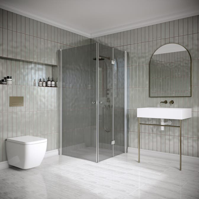 Duschhörn Hietakari Classic 149 Vändbar Dörr och Vikbar Dörr