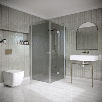 Duschhörn Hietakari Classic 149 Vändbar Dörr och Vikbar Dörr