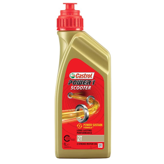 MC-motorolja Castrol Power1 Scooter 2T 1L