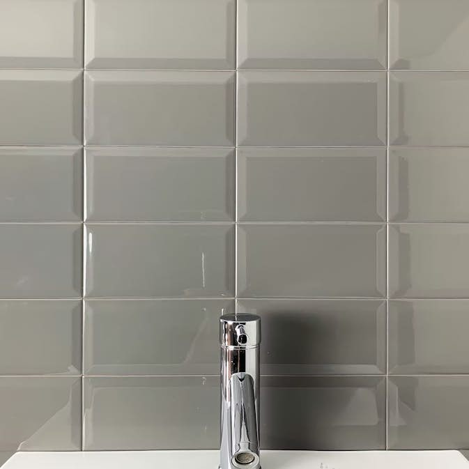 Kakel Tenfors Metro Cemento Blank 10x20 cm