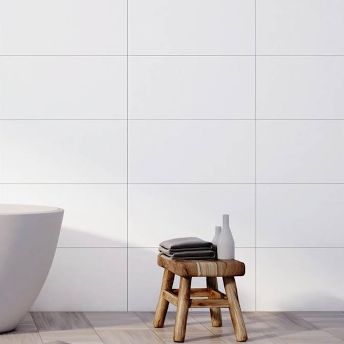 Kakel Tenfors Vit Matt 30x60 cm