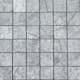 Mosaik Tenfors Stockholm Aras Light grey Blank 5x5 cm