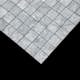 Mosaik Tenfors Stockholm Aras Light grey Blank 5x5 cm