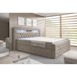 Kontinentalsäng Cloud47 Sängpaket Franco med Förvaring och LED-belysning