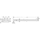 Handdukshängare Hansgrohe AddStoris 41770 445 mm