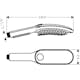 Handdusch Hansgrohe DogShower 150 3jet med Massagemunstycke