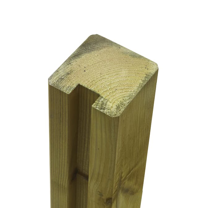 Krossskärna PLUS Profilstolpar 1 spor 9×9×188 cm