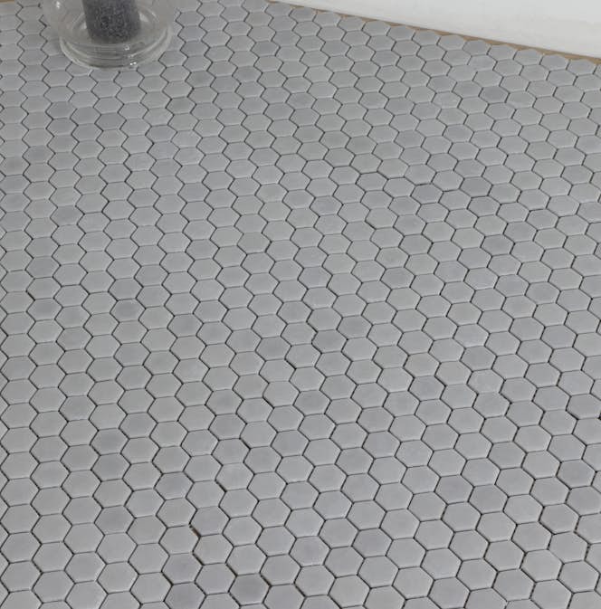 Mosaik Tenfors Vasa Heagon Grå 3,5x3,2 cm