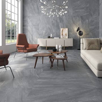 Klinker Tenfors Lavica Gris Marmor Matt 60x60 cm