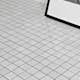 Mosaik Tenfors Silke Blanco Marmor Blank 5x5 cm