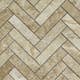 Mosaik Tenfors Marmor Fishbone Beige 2x10 cm