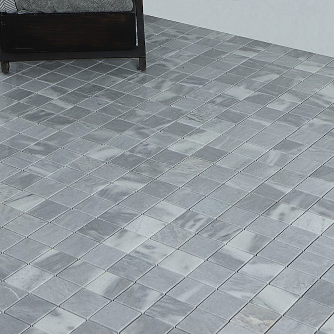 Mosaik Tenfors Marmor Light Grey 5x5 cm