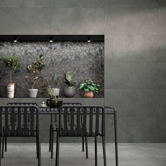 Klinker Tenfors Intergra Graphite 60x60 cm