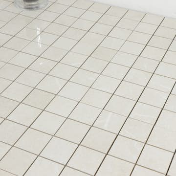 Mosaik Tenfors Soapstone White Blank Marmor 7x7 cm