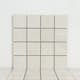 Mosaik Tenfors Soapstone White Blank Marmor 7x7 cm